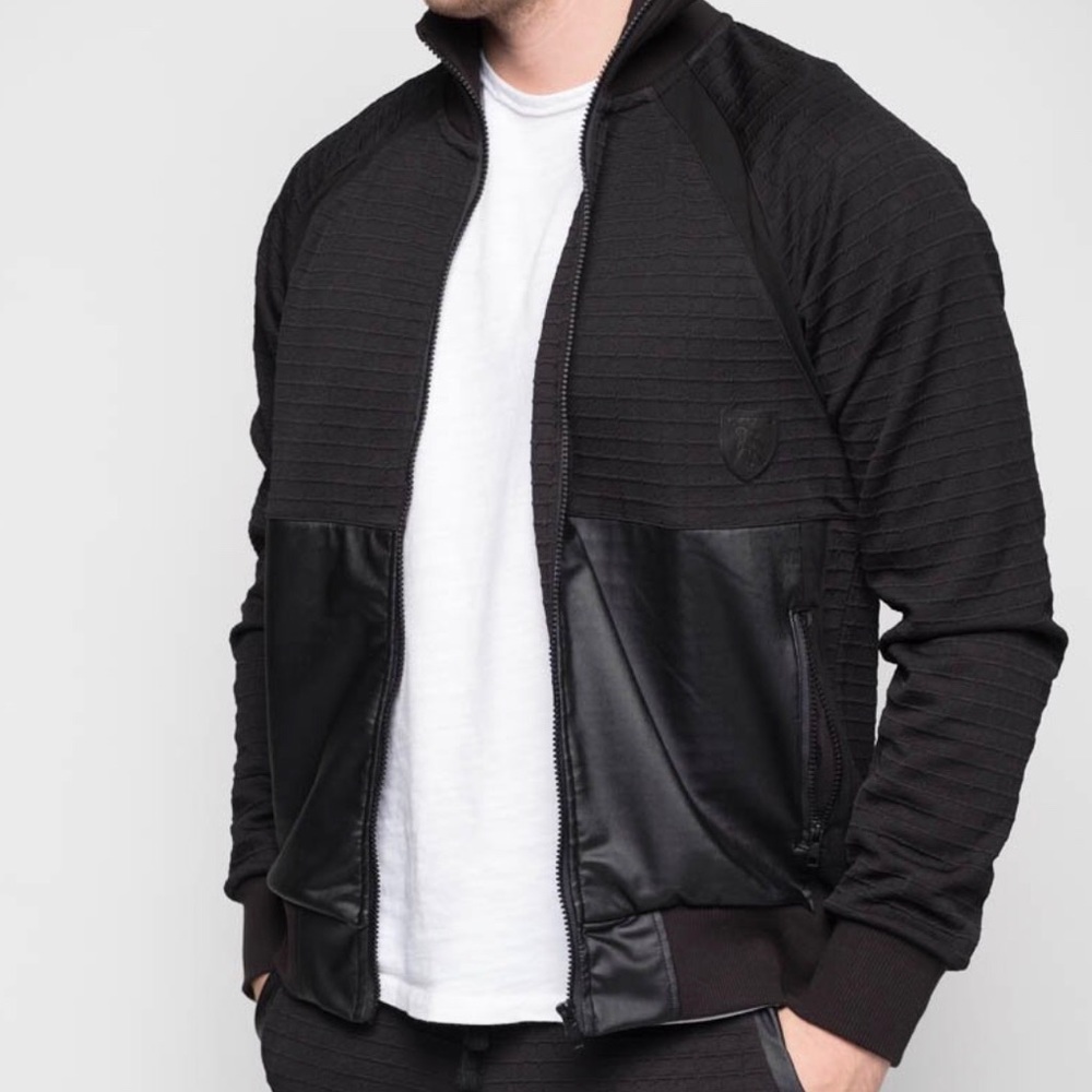 PRPS Black Jogger Jacket